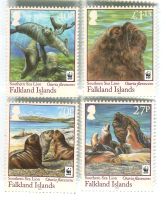 Briefmarken "Südamerikanischer Seelöwe". Falklandinseln