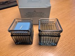 Partylite Square Votivkerzenhalter Toscana Paar mit 1Kerze