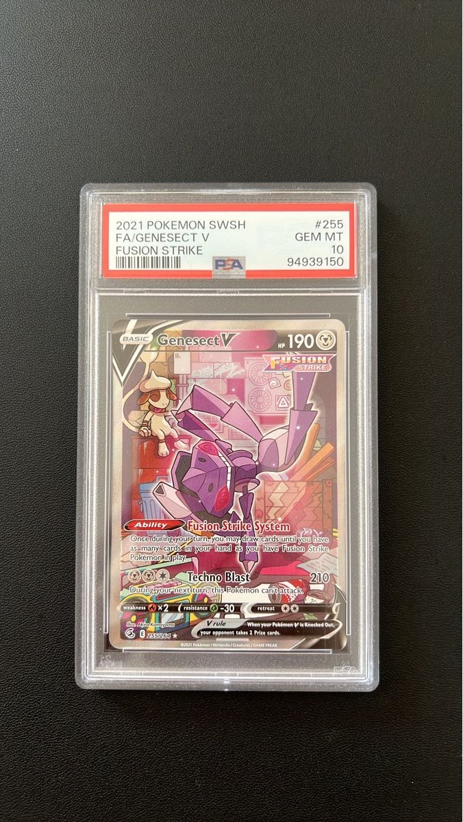 Pokémon Sammelbilder & Trading cards: Pokemon Genesect V 255 Fusion Strike PSA 10 GEM MINT – Neu (gemäss Beschreibung) aus Stans von RemoZimmermann