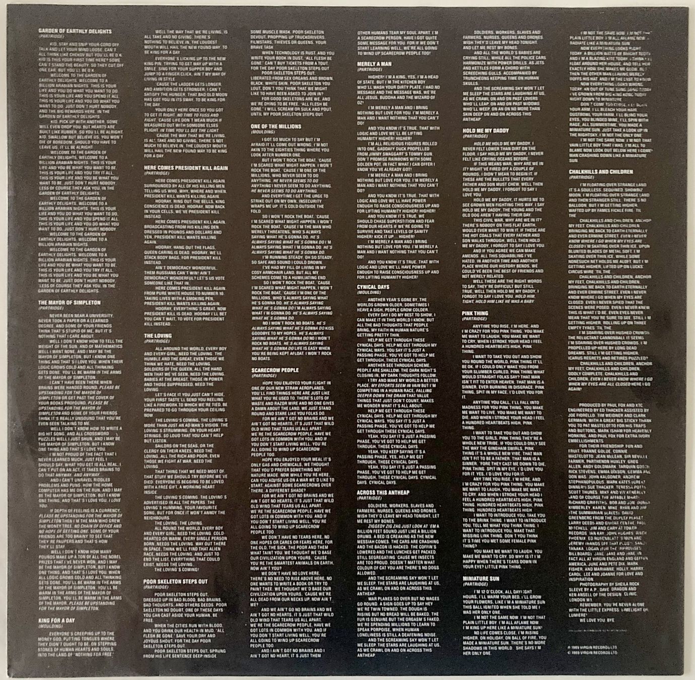 Schallplatten: XTC - ORANGES & LEMONS – Gebraucht aus Bottens von hotter-than-hell 2