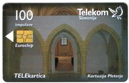 Telefonkarte Slowenien Chip-231 Kartause Pleterje