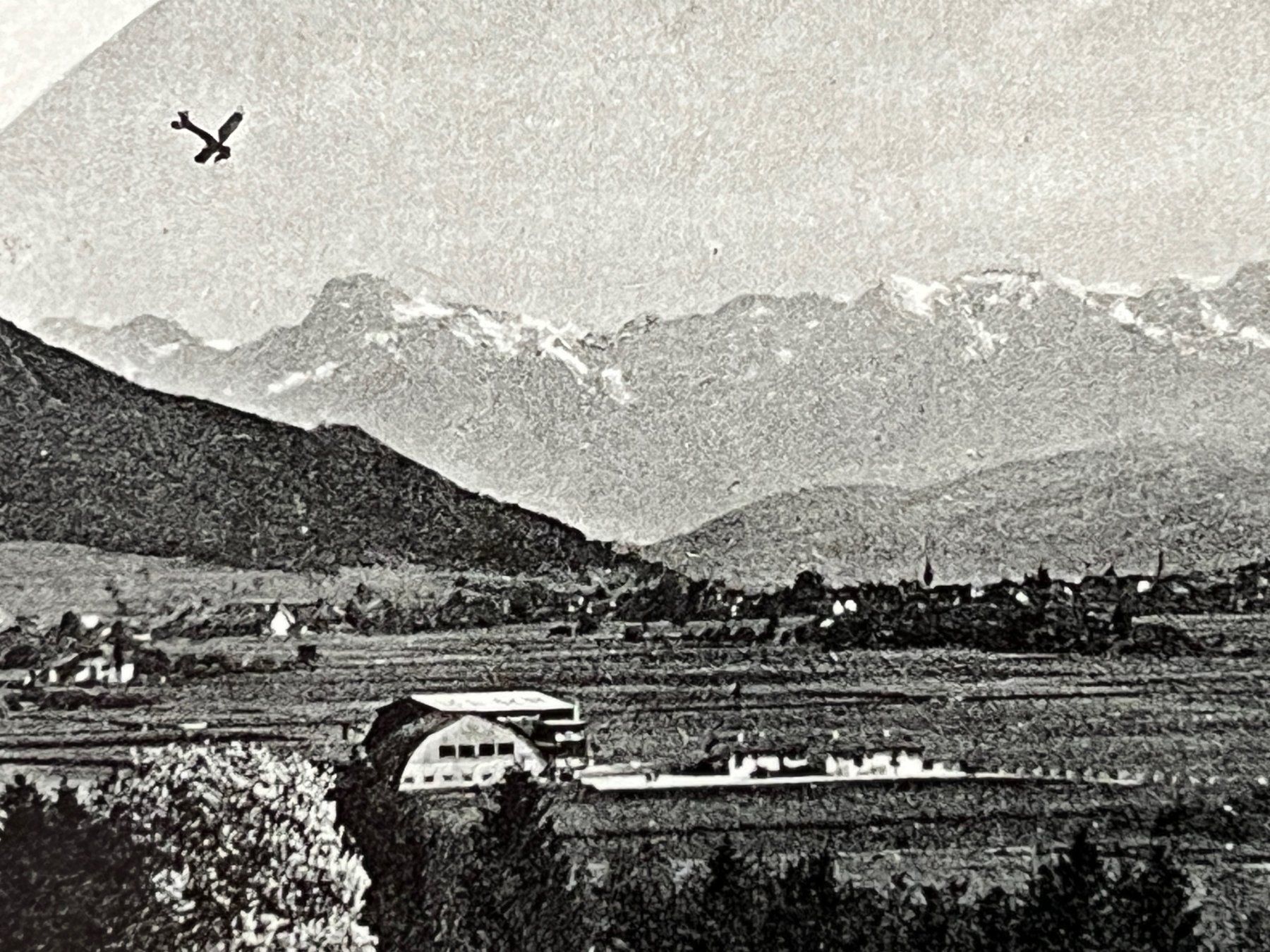 Cartoline postali: Antike Postkarte Ansichtskarte 1933 Flugplatz Bern Belpmoos – Usato da Lausen venduto da Runway28 1