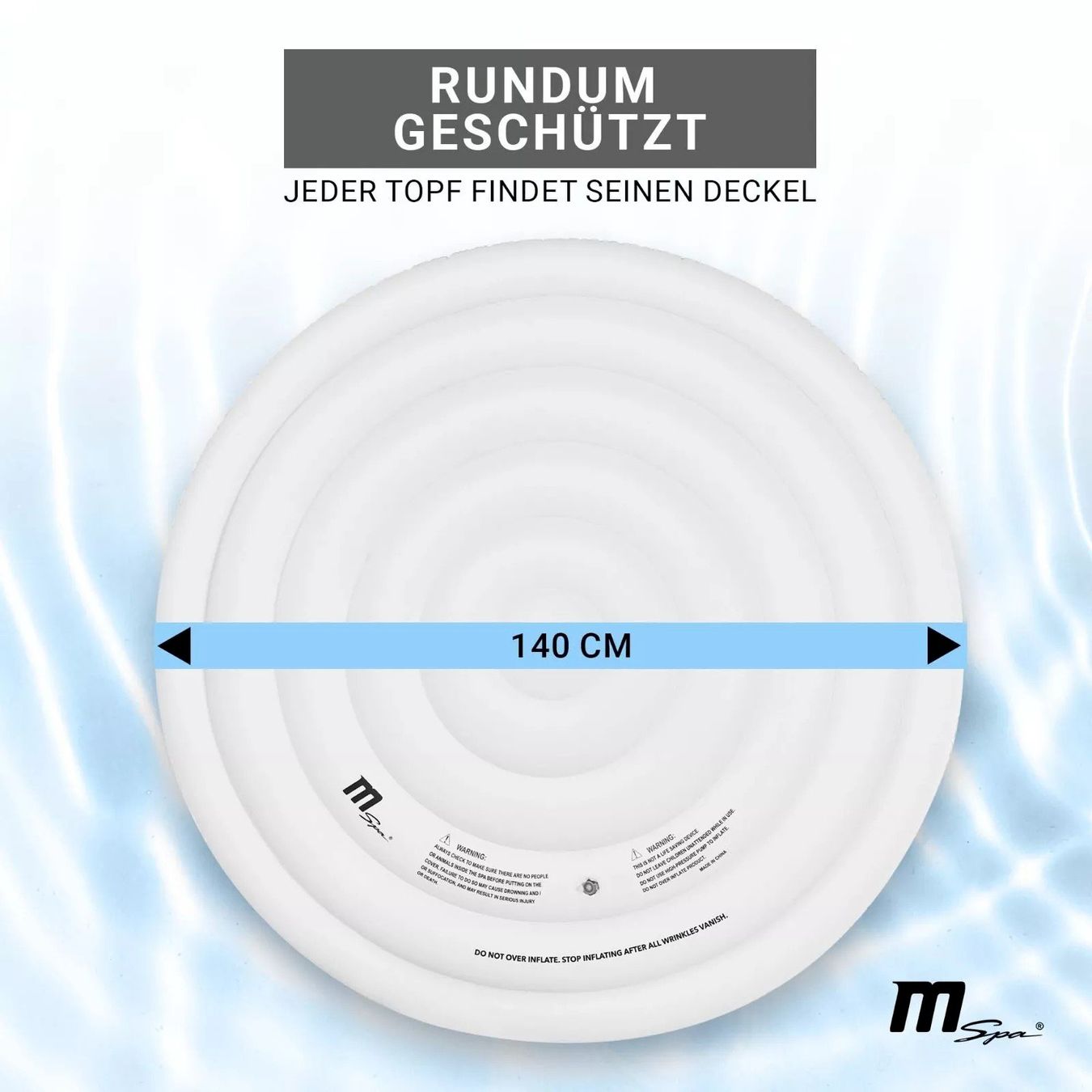Intex Schwimmbad: MSpa aufblasbare Whirlpool-Abdeckung – Neu und originalverpackt aus Bottighofen von zaap 1