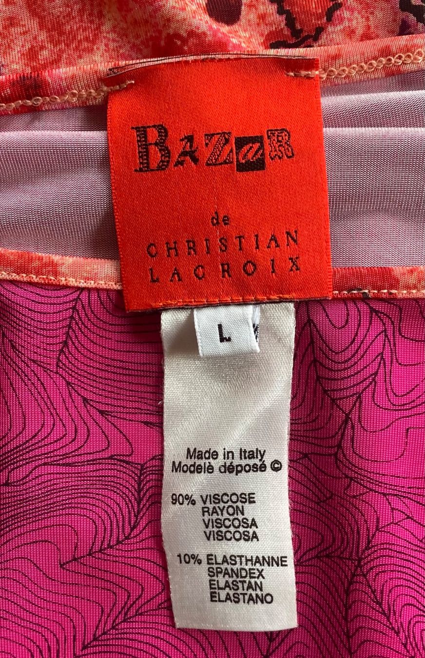 Christian Lacroix Top: Pull Christian Lacroix Bazar taille L – Usato da Broc venduto da ffribourg 3