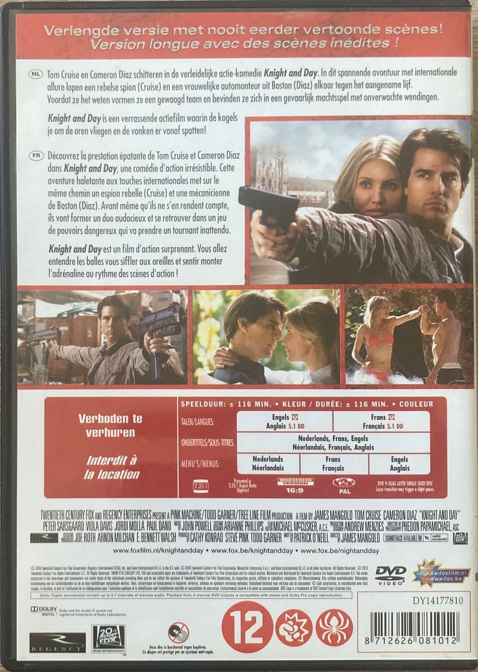 Tous les DVDs: KNIGHT AND DAY – D'occasion à Poliez-Pittet par Newtown-Records 1