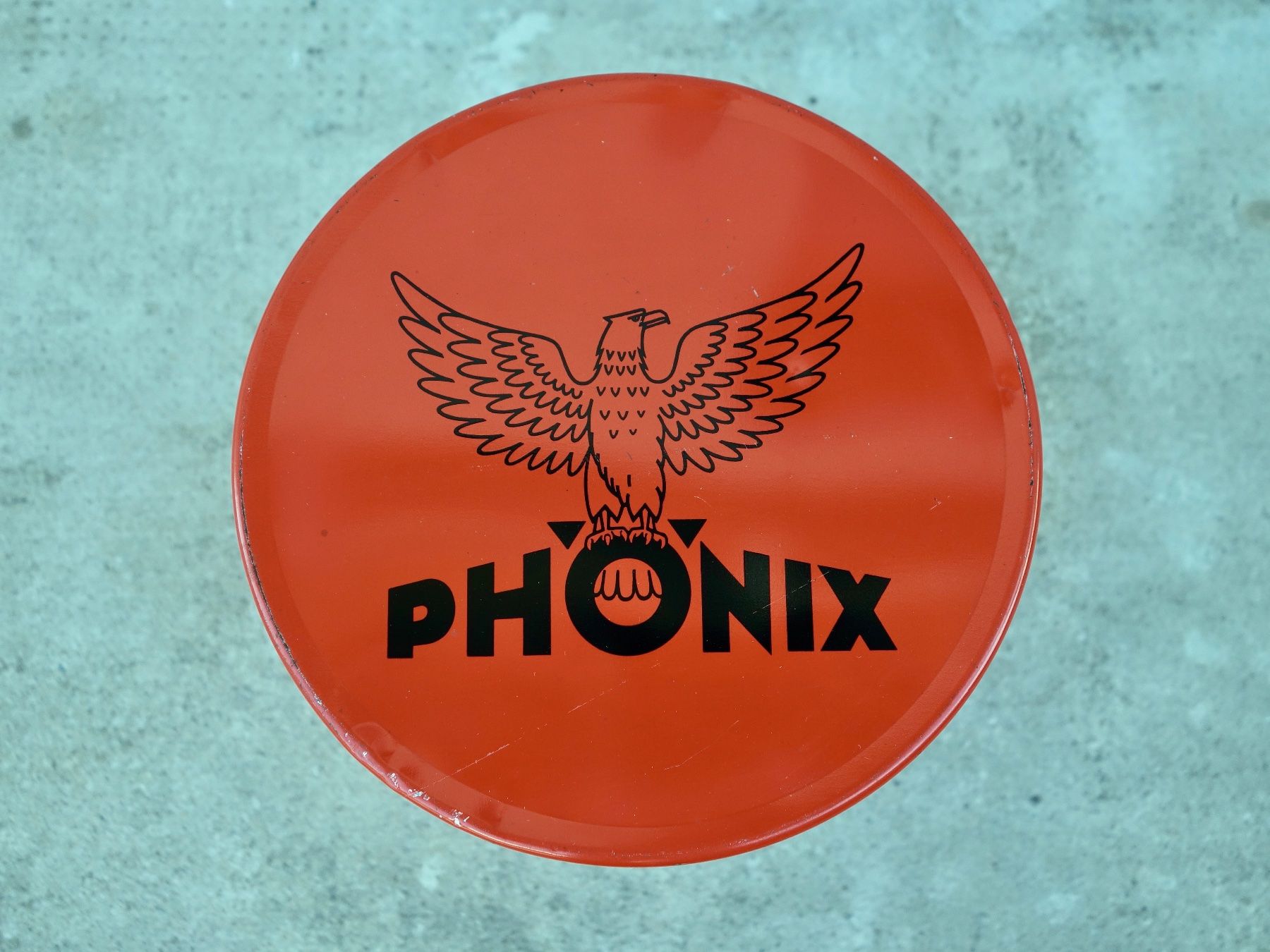 Tutte le decorazioni: alte grosse Blechdose Dose PHÖNIX PHÖNIXAL G.M.B.H. BASEL – Usato da Kerzers venduto da bottlesandboxes 5