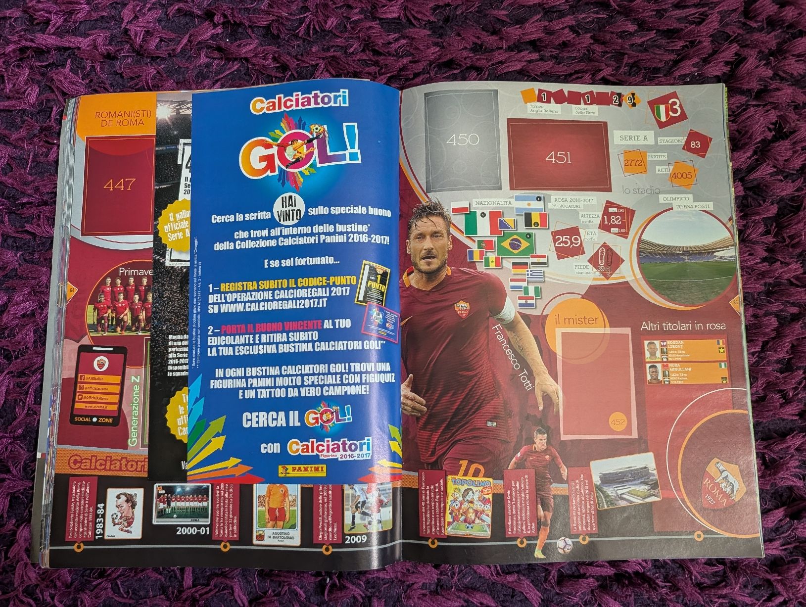 Panini Alben: Album Panini Calciatori 2016-2017 - à compléter  – Gebraucht aus Thônex von Dg5 6