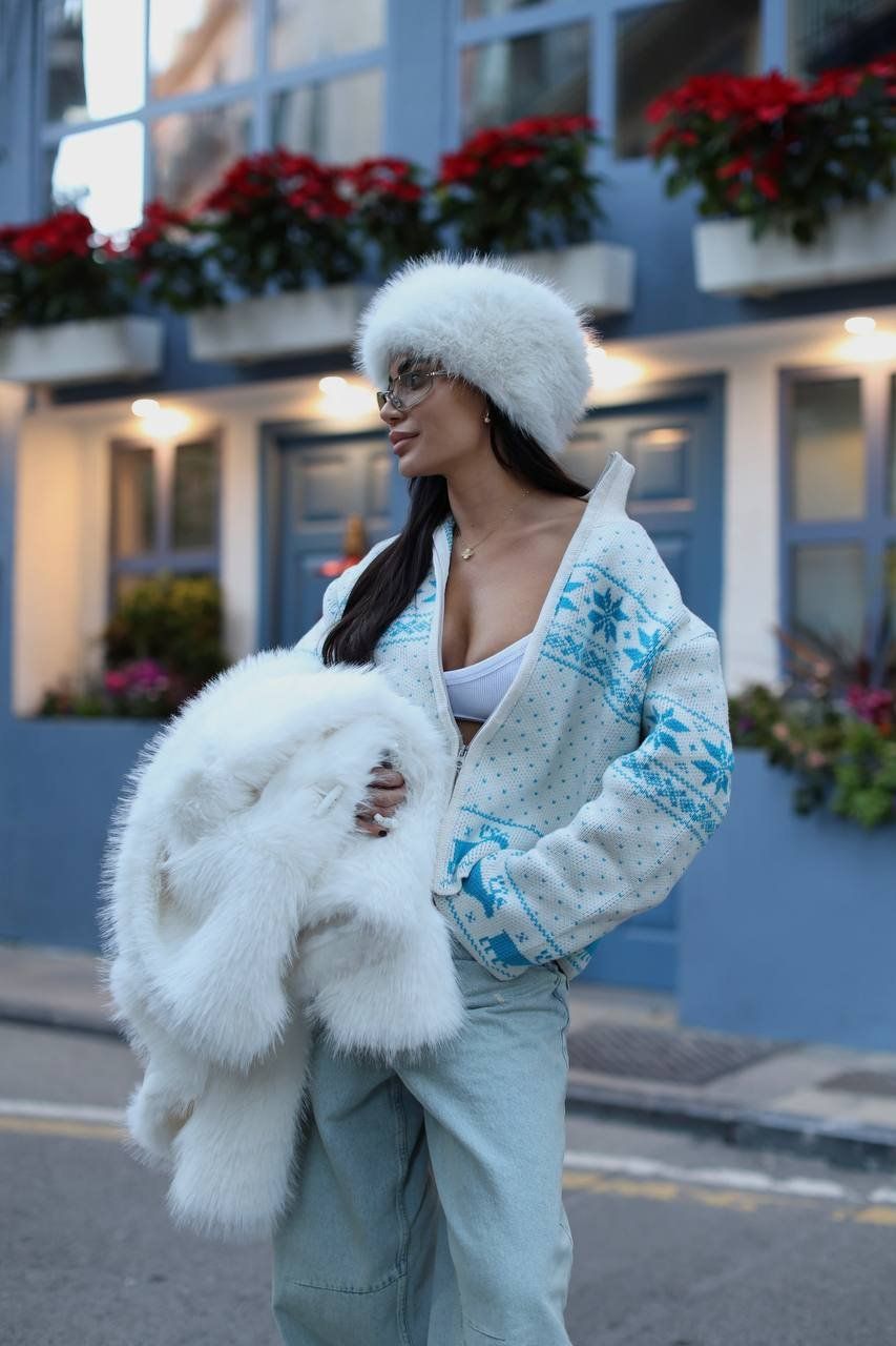 Maglioni & Felpe: Nordic-Inspired Zip-Up Sweater – Nuovo e nell'imballaggio originale da Zürich venduto da Ms.Me-Fashion 3