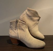 Beige Wildleder Stiefeletten "Hemisphere