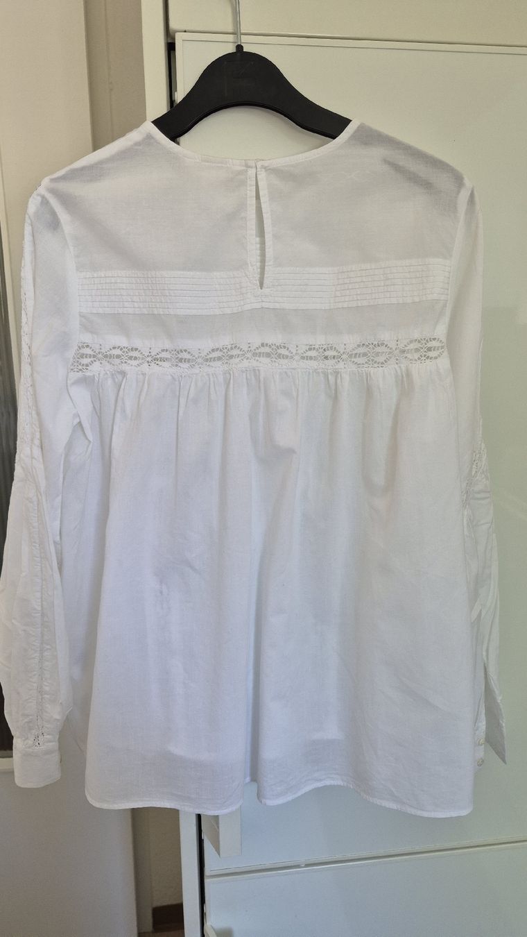 H&M Camicette: H&M Bluse Weiss Gr. 34, Sommer Bluse mit Spitze! – Usato da Winterthur venduto da ann_7lxx 3