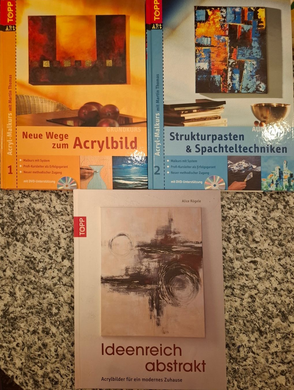 Livres: 3x Acrylmalerei – D'occasion à Winterthur par rahelmedeaL