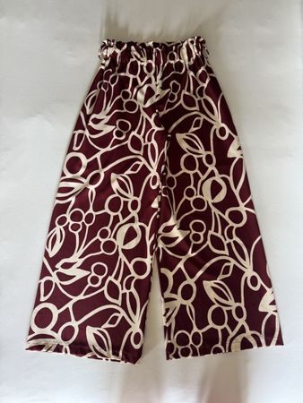 Palazzo Hose Bordeaux Rot Grösse M