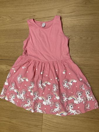 Kleid Grösse 128 dopodopo mit Einhorn-Motiv