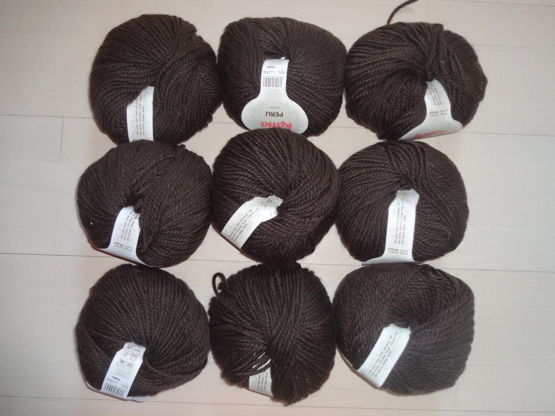 Lana: * Katia  Peru 900gr. * – Nuovo e nell'imballaggio originale da Reigoldswil venduto da arosa05