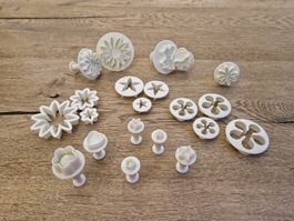 Blumen Ausstecher Set Grösse gemischt, 21Teile für Fondant