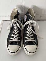 Converse All Star Leder Schwarz, Gr. 39.5 - Top Zustand!