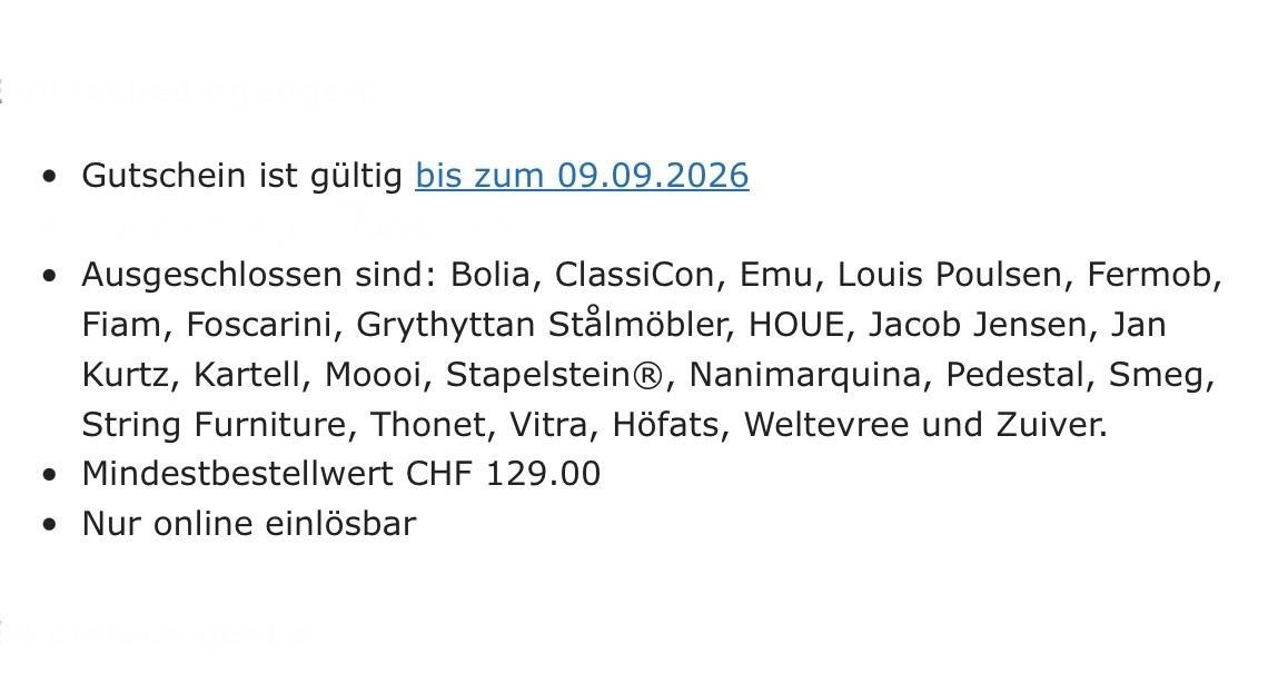 Gutscheine: Connox 10% Rabatt Gutschein – Neu und originalverpackt aus Zürich von Marcel_2202 1