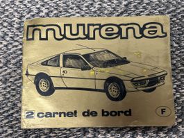 Couvert de bord voiture 2 Carnet de Bord SIMCA Murena