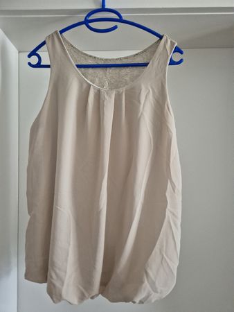 Sommer-Top mit Spitzendetail am Rücken, Einheitsgrösse