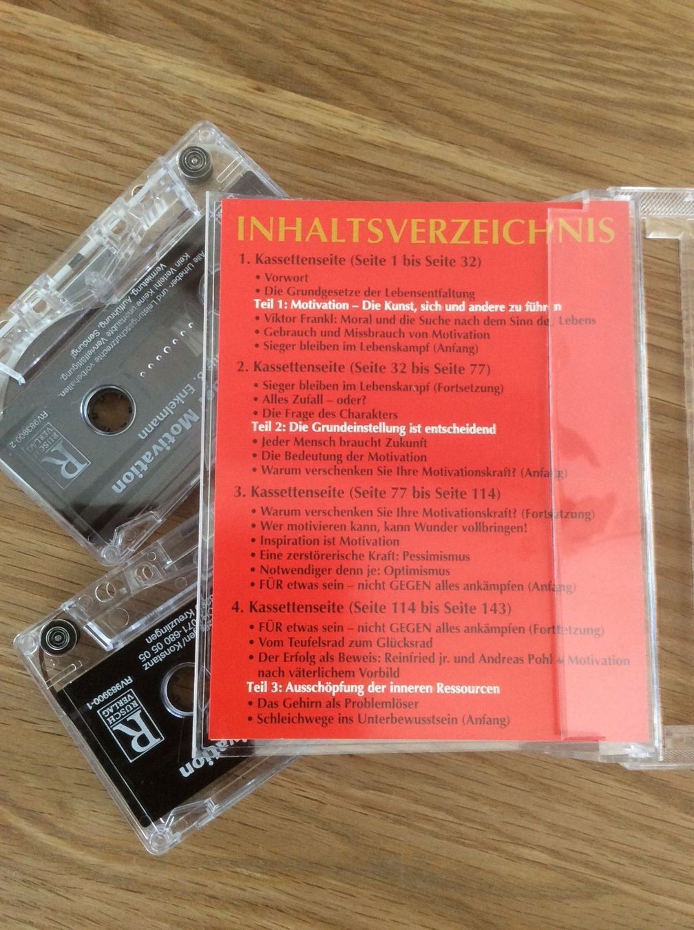 Audiolibri: DIE MACHT DER MOTIVATION - Enkelmann – Nuovo (secondo la descrizione) da Buchrain venduto da Us7 3