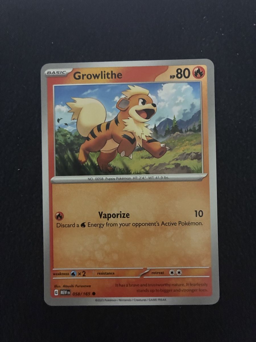 Pokémon Carte collezionabili: 151 # 58 – Nuovo (secondo la descrizione) da Taverne venduto da nad02026