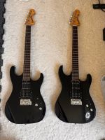 2 E-Gitarren Washburn X-Serie schwarz gebraucht Zustand