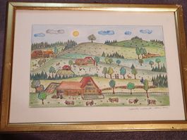 Appenzeller Bauernmalerei Connie Weibel