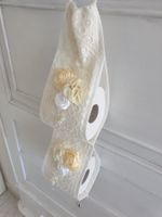 Bad Halter WC-Rollenhalter Rollenhalter Shabby Chic Spitze