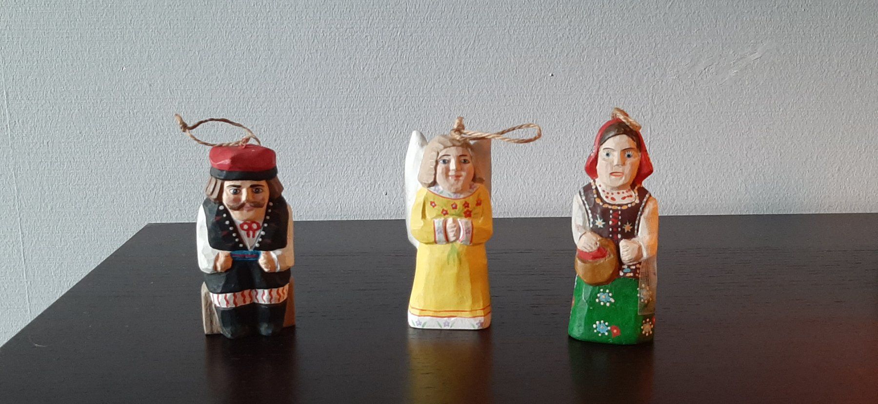 Statuette: Holzfiguren, 3 Stück, Handgeschnitzt! – Usato da Zürich venduto da SmartKeith 1