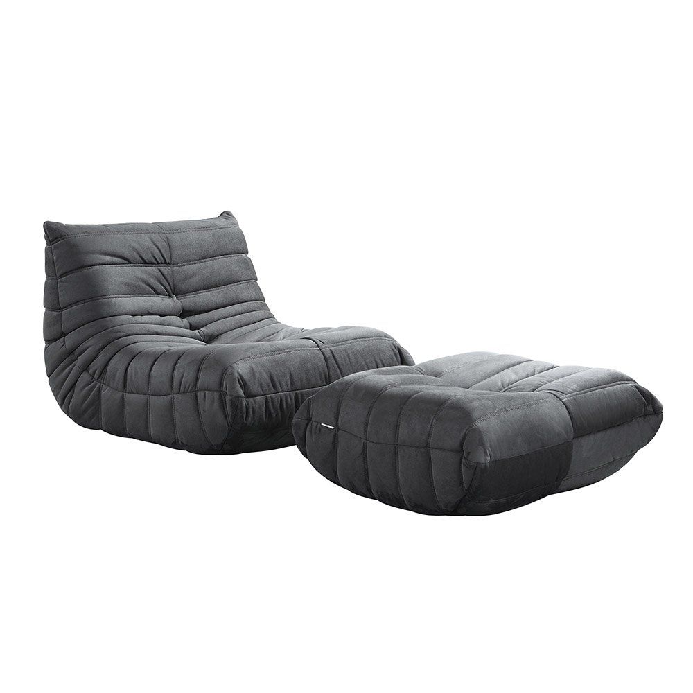 Poltrone: Relaxsessel mit Hocker CALM - Anthrazit – Nuovo e nell'imballaggio originale da Wallenwil venduto da toesstal-vertrieb 2