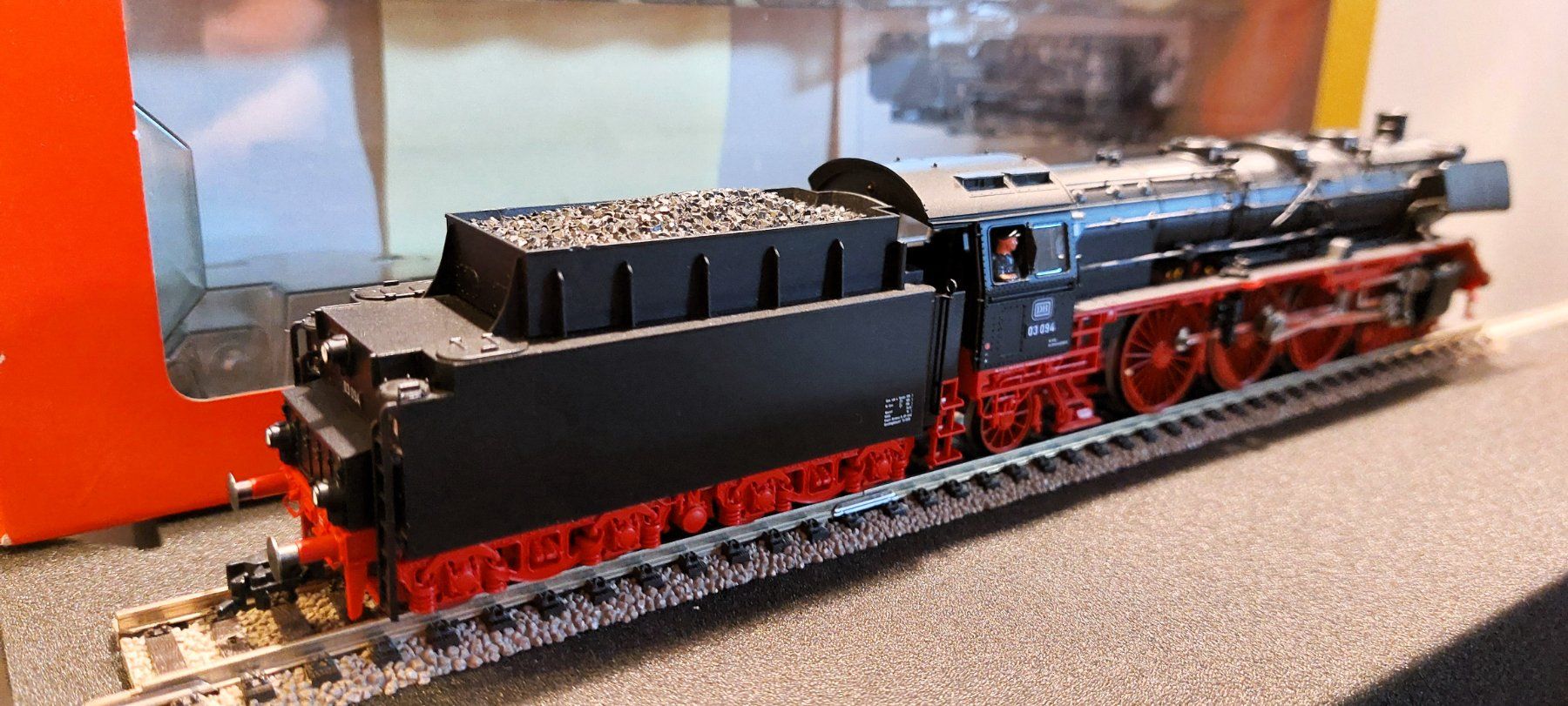 Fleischmann Modellini di ferrovie: Fleischmann 4103 K - Schlepptenderdampflok BR 03 094 der DB – Nuovo (secondo la descrizione) da Rotkreuz venduto da MOBAHN-1zu87 2