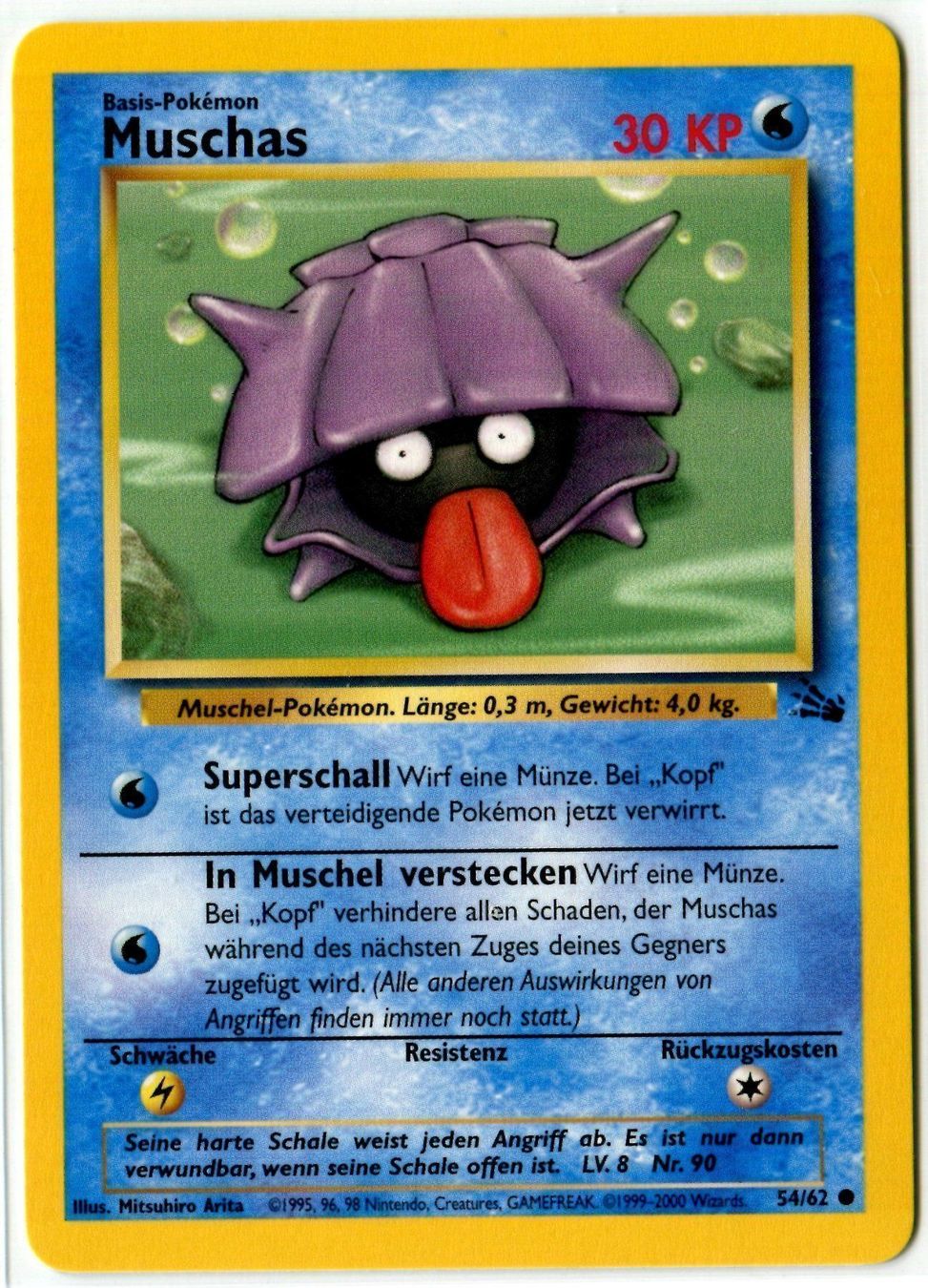 Pokémon Carte collezionabili: Muschas Fossil Set 54/62 Deutsch Mint – Nuovo (secondo la descrizione) da Dornach venduto da Deco89