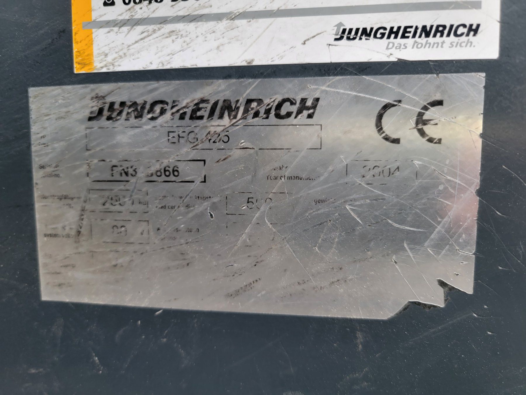 Jungheinrich Gabelstapler & Hubwagen: Stapler Jungheinrich EFG 425 Hub 330cm – Gebraucht aus Amriswil von basstempel 5