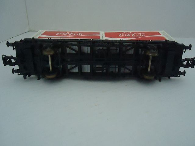 Roco Modellini di ferrovie: HO Coca Cola Containerwagen von Roco – Usato da Ergisch venduto da Haemmerli59 4