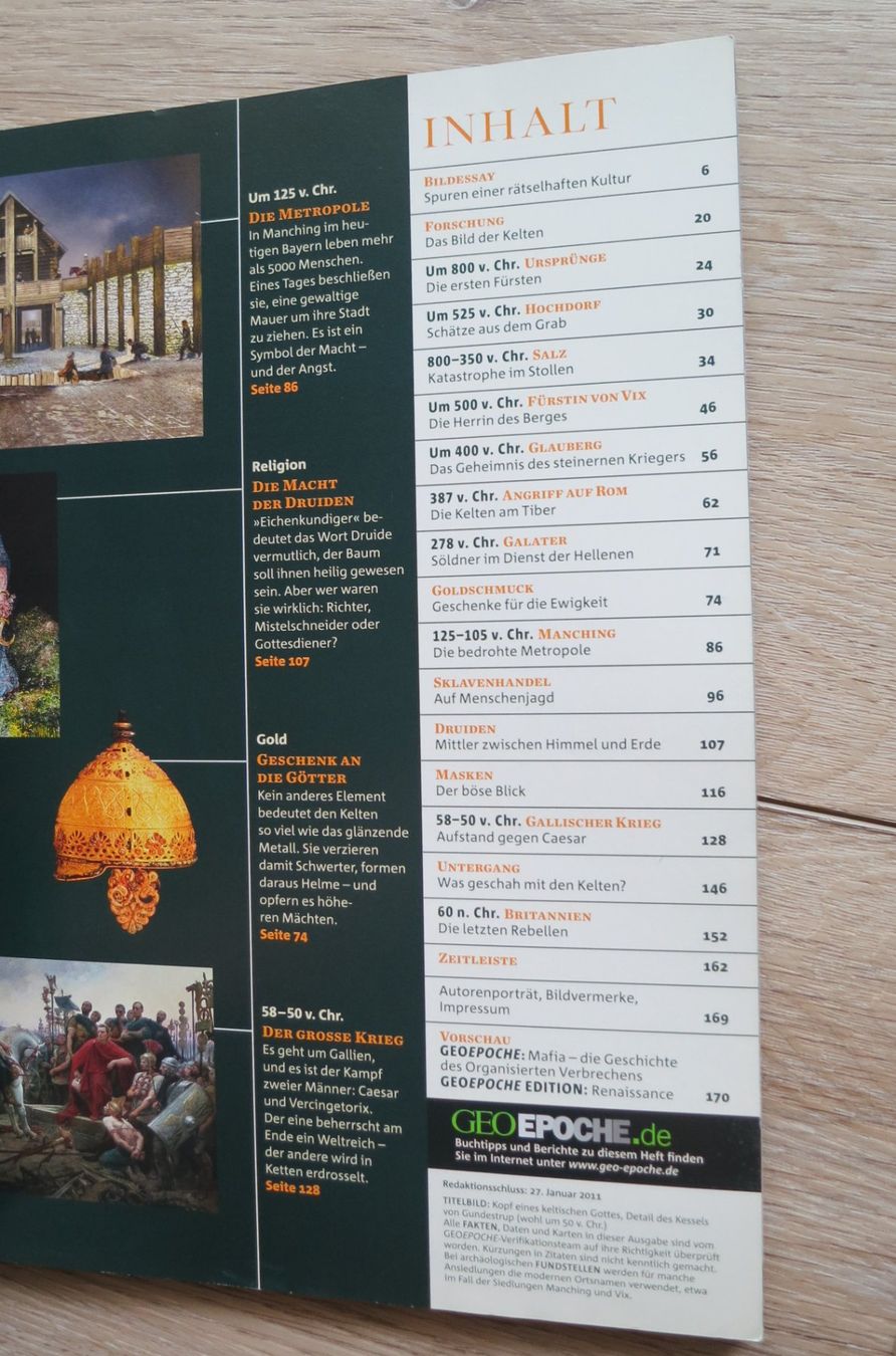 Zeitschriften & Magazine: GEO Epoche Nr. 47 Die Kelten – Gebraucht aus Olten von Lilafarben 1