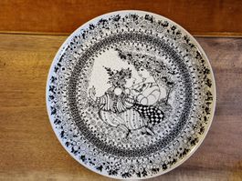 Bjørn Wiinblad Wandteller Frühling Die Jahreszeiten 35cm