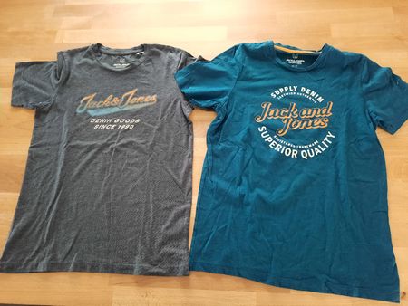 2x T-Shirts Jack & Jones Gr. 164  top Zustand