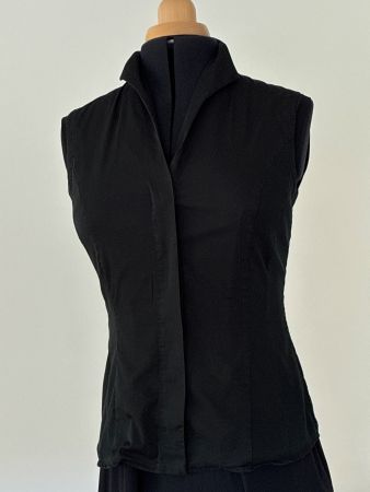 Ärmellose Kelchkragen-Bluse von Van Laack  Gr 38