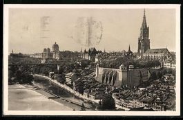 Bern, Teilansicht mit Bundespalast und M