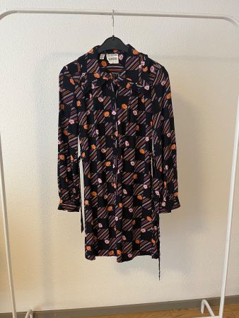 Vintage In-Wear Kleid Blusenkleid 70er 34 36