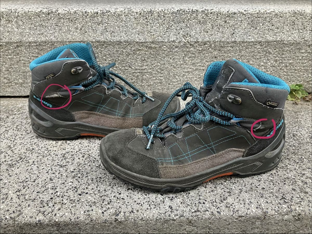Lowa Schuhe für Jungen: Kinder Wanderschuhe Lowa Gr. 38 – Gebraucht aus Basel von Nautilus123 4