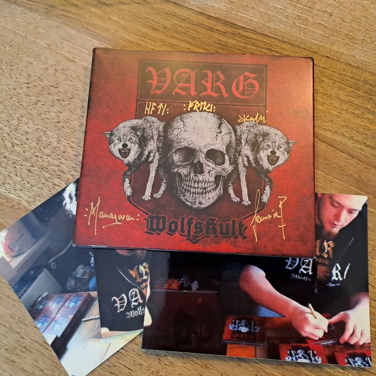 VARG - Wolfskult Doppel-CD 2x signiert Autogramm mit Fotos | Kaufen auf ...