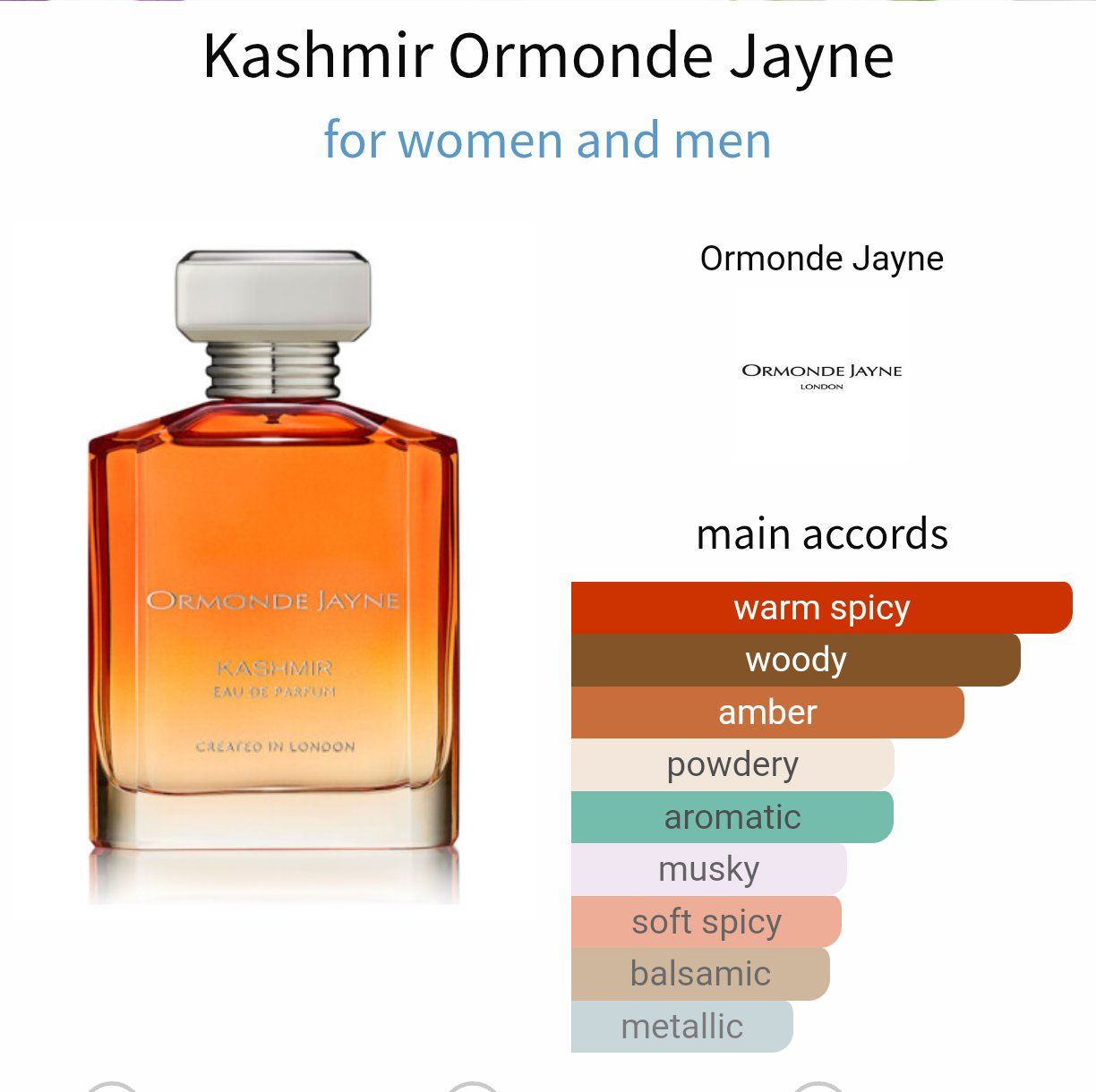 Celine Profumi & Eau de Toilette: 2ml Kashmir Jayne Ormonde EdP niche Decant Sample – Nuovo (secondo la descrizione) da Steinhausen venduto da nwe_t8nj 2