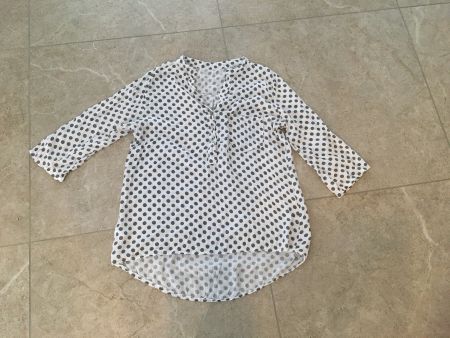 Sommerliche Damenbluse mit Punkten Gr. 40-42