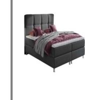 Boxspringbett grau 180x200 cm guter Zustand