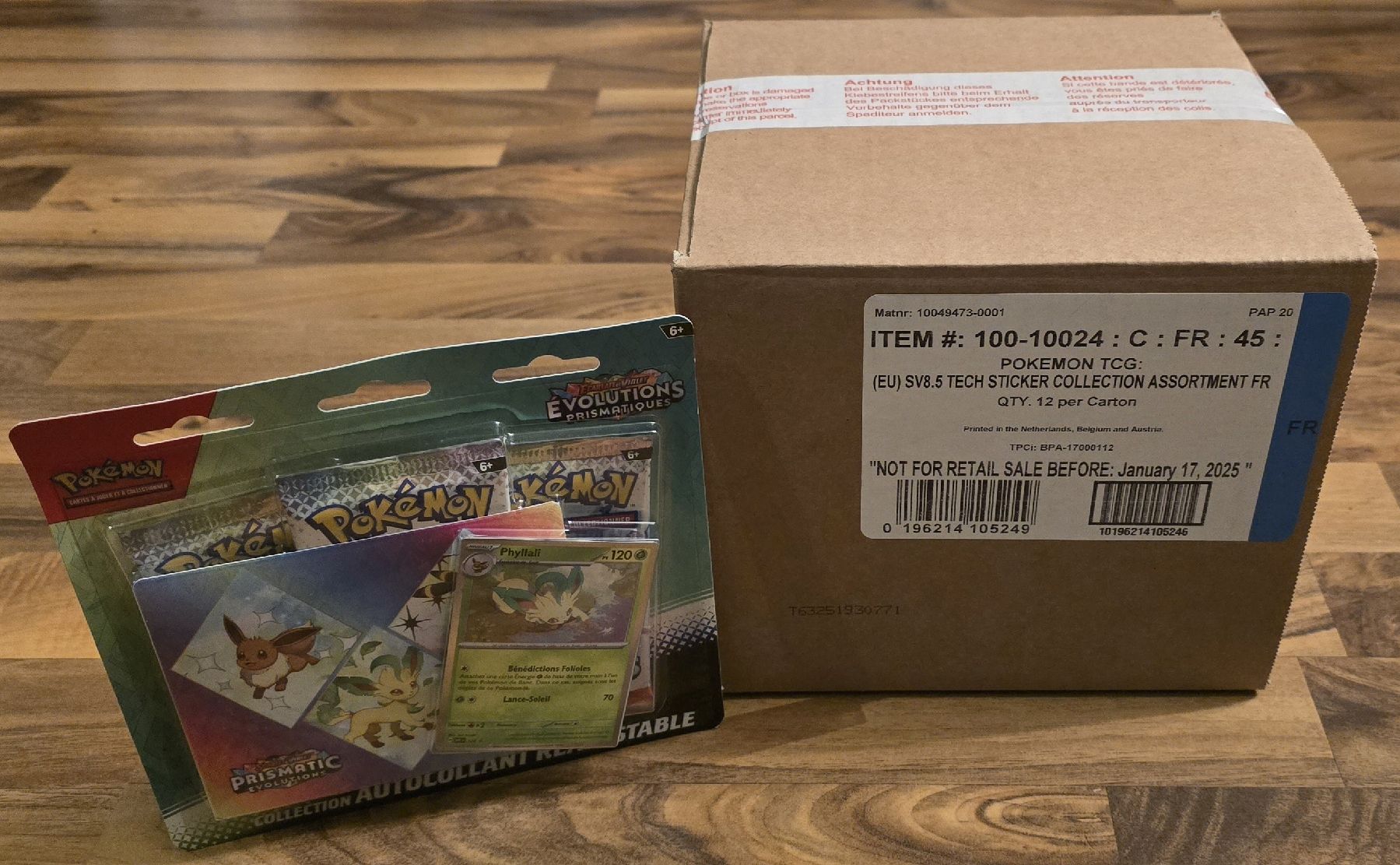 Pokémon Carte collezionabili: Case Pokémon Tripack Évolutions Prismatiques EV8.5 - FR – Nuovo e nell'imballaggio originale da Chailly-Montreux venduto da TCG_Games_Swiss