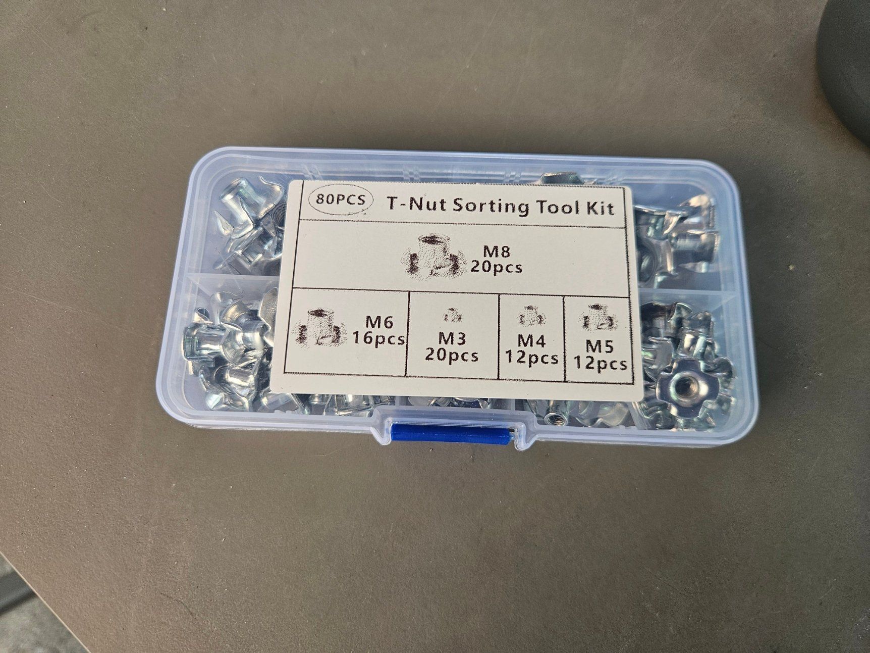 Eisenwaren: 80X Einschlagmuttern mit 4 Einschlagspitzen M3 M4 M5 M6 M8 – Neu und originalverpackt aus Teufenthal AG von boebe071 2