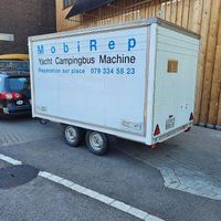2 Achs Arbeitsanhänger Total Gewicht 1600kg Leer ab 550kg