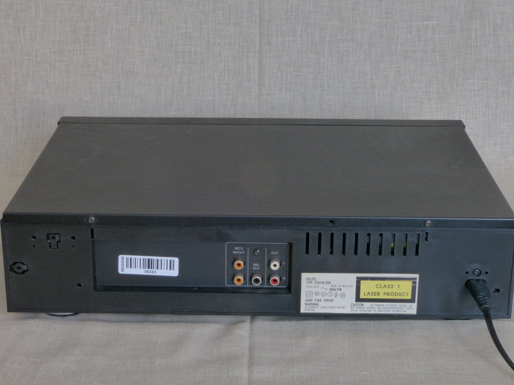 Philips Lettore multimediale & Streamer: Philips CD Player CD618 spielt gut Laser springt schnell an – Usato da Rheineck venduto da mur.man 5