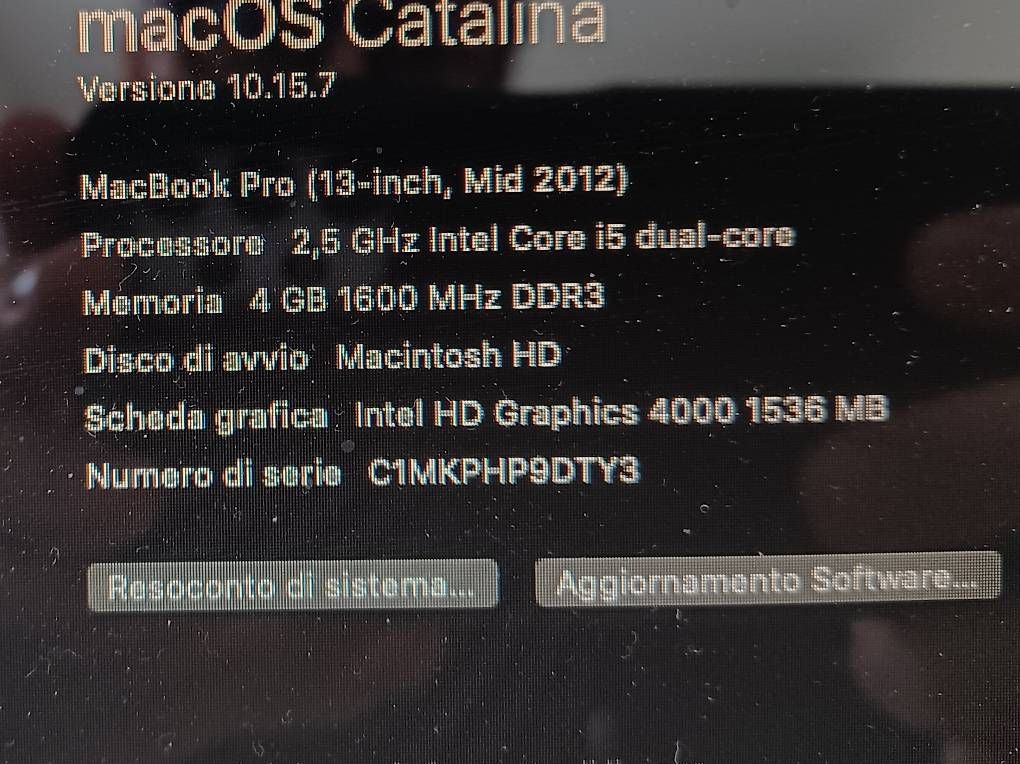 Notebook: Macbook Pro 2013 – Usato da Lugano venduto da mpf_wvq8 3